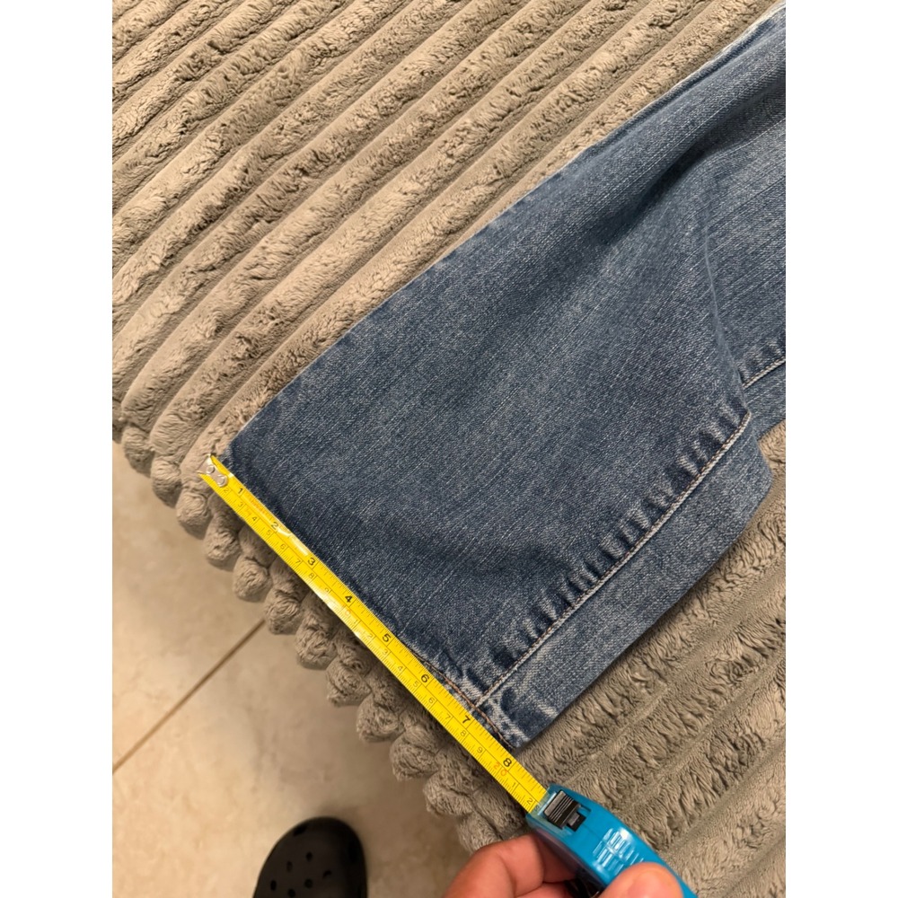 Guess Jeans Rebel Straight Leg Mens 30 Medium Wash Blue Denim Cotton JA5118 - Picture 10 of 12